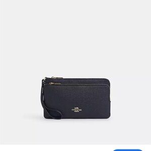 Coach Black Wristlet Clutch